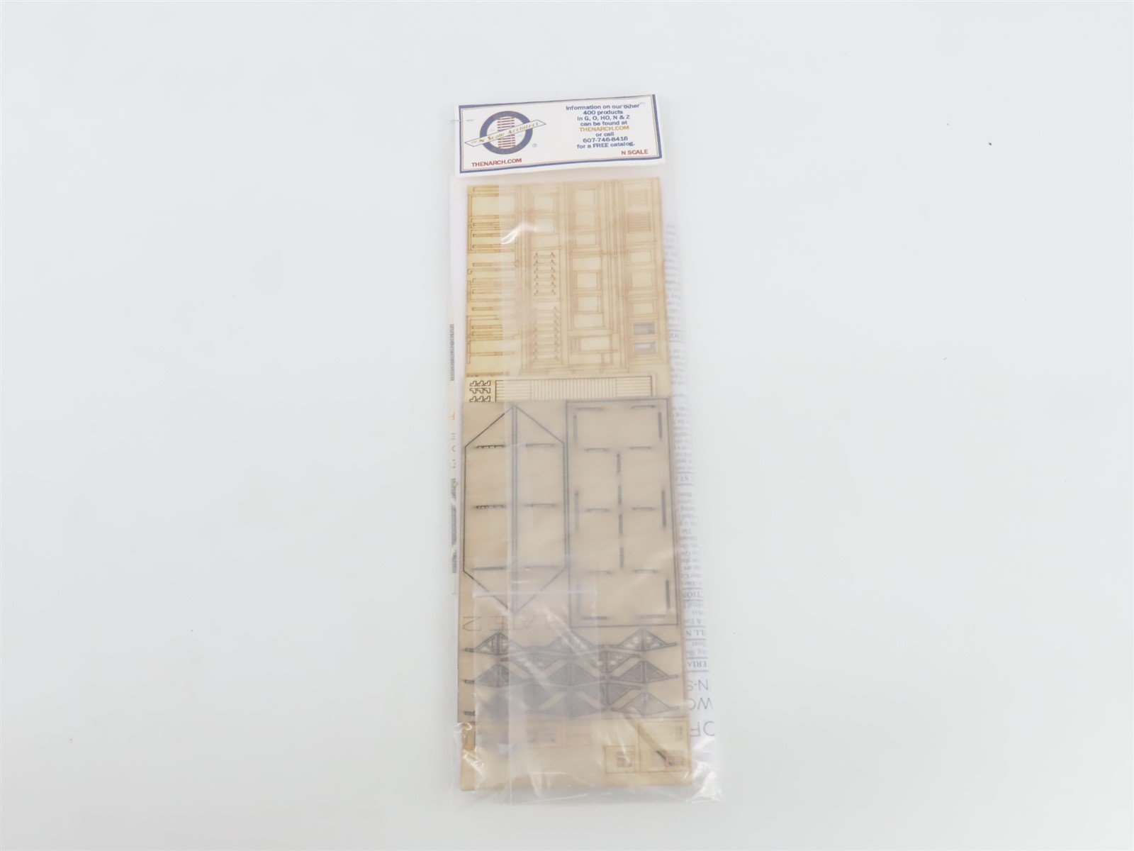 N Scale The N Scale Architect Kit 10013 CNJ Standard 2-Story Station - SEALED