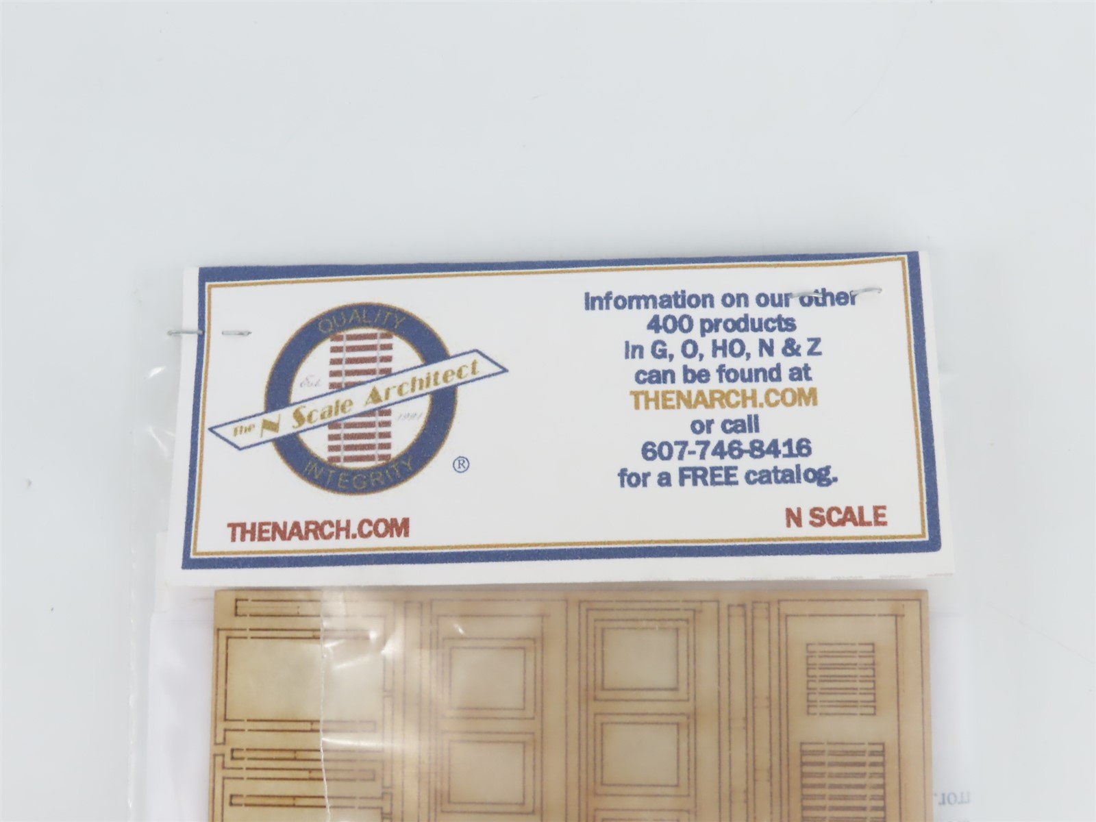 N Scale The N Scale Architect Kit 10013 CNJ Standard 2-Story Station - SEALED