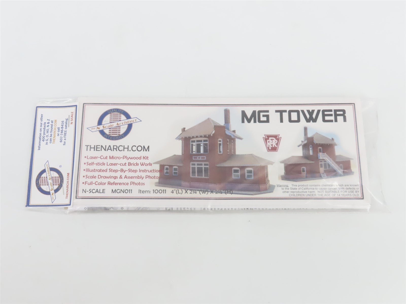 N 1/160 Scale The N Scale Architect Kit 10011 PRR Pennsylvania MG Tower - SEALED