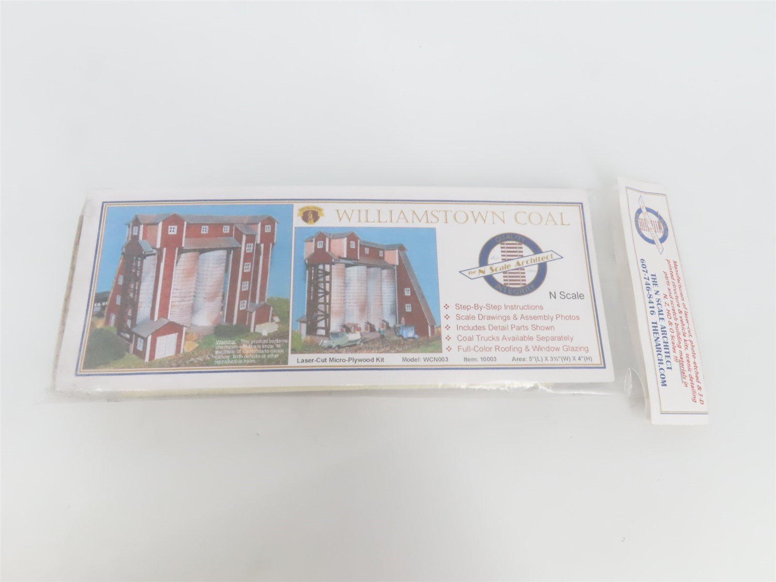 N 1/160 Scale The N Scale Architect Kit 10003 Williamstown Coal - SEALED