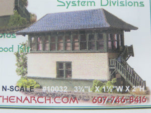 N Scale Architect Laser Kit #10032 NYCS/B&A Standard Wooden Tower