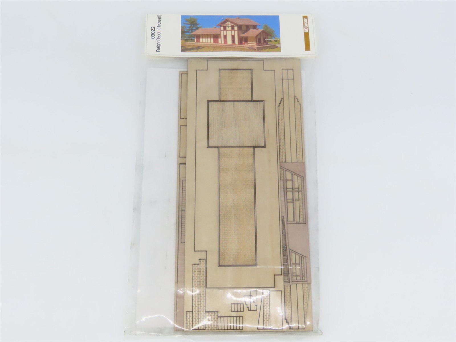 N 1/160 Scale GCLaser Kit #03022 Trussed Freight Depot