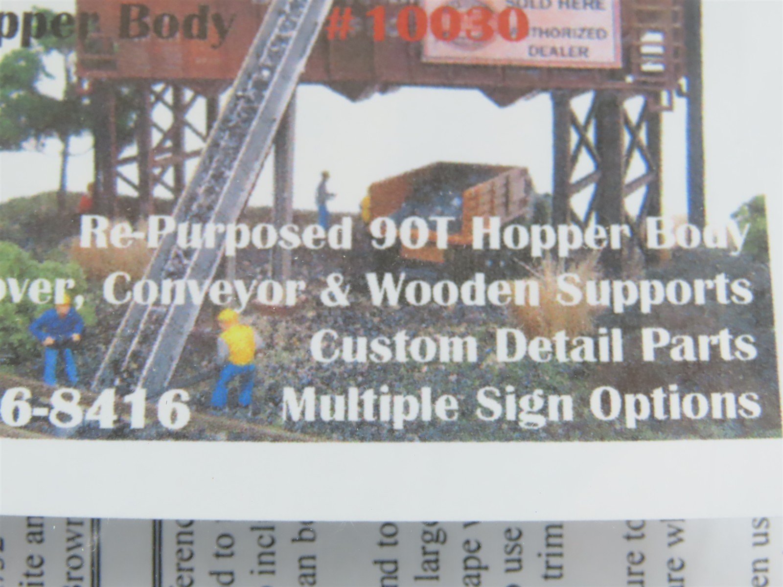 N Scale Architect Trackside Kit #10030 Gravel & Coal Co. w/ Converted Hopper