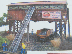 N Scale Architect Trackside Kit #10030 Gravel & Coal Co. w/ Converted Hopper