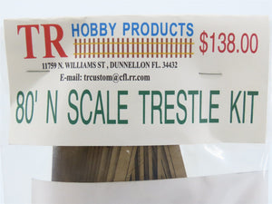 N 1/160 Scale TR Hobby Products Laser Kit #0388-80 Laser Cut 80' Timber Trestle