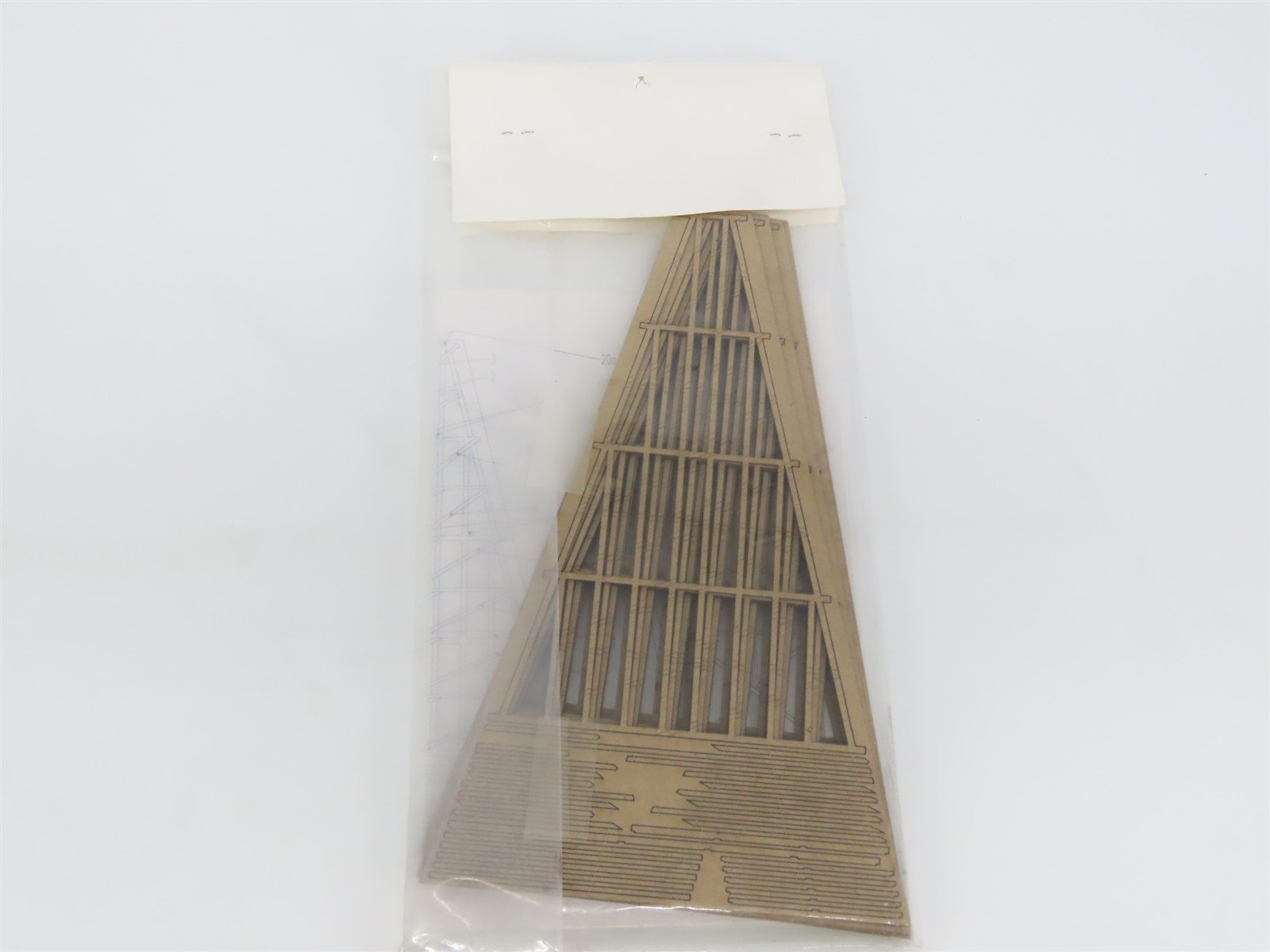 N 1/160 Scale TR Hobby Products Laser Kit #0388-40 Laser Cut 40' Timber Trestle