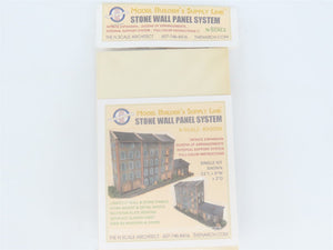 N Scale Architect Styrene & Laser-Cut Kit #50098 Stone Wall Panel System