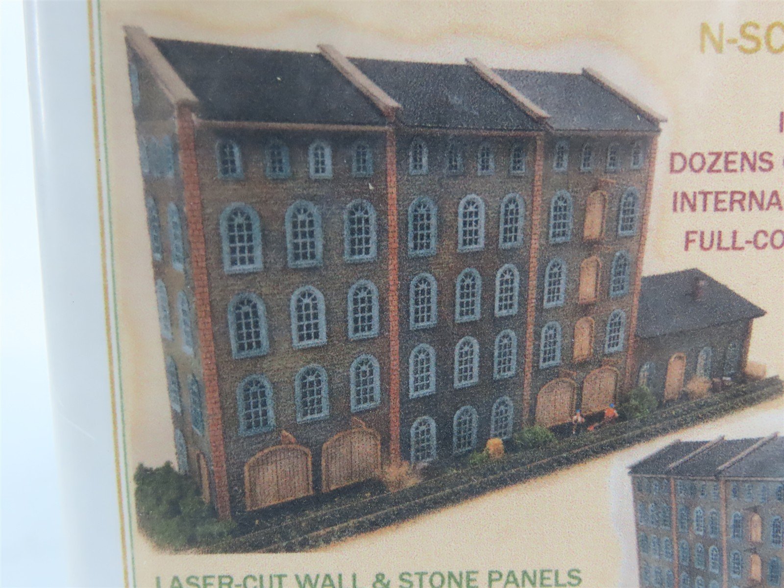 N Scale Architect Styrene & Laser-Cut Kit #50098 Stone Wall Panel System