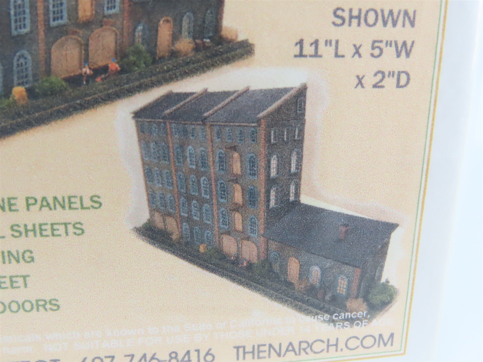 N Scale Architect Styrene & Laser-Cut Kit #50098 Stone Wall Panel System
