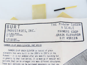 N 1/160 Scale Burt Industries Kit #90128 Modular Farmers Co-op Grain Elevator