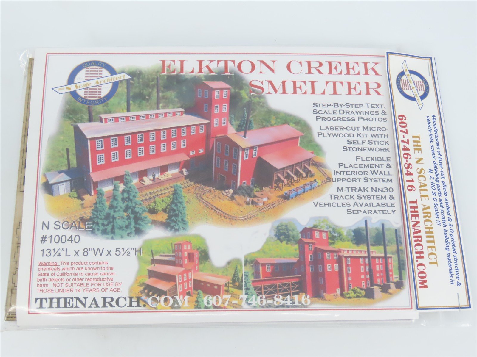 N Scale Architect Laser Kit #10040 Elkton Creek Smelter Building