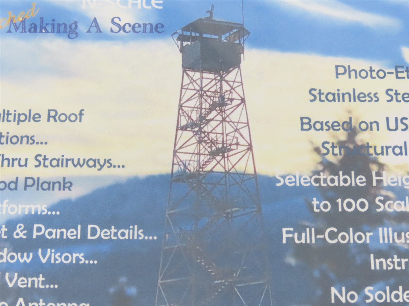 N Scale Architect Etched Steel Kit #96708 Fire Tower