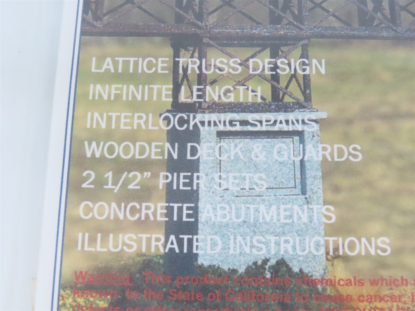N Scale Architect Layout Builder's Laser Kit #10055 Sherwood's Bridge - Base Kit