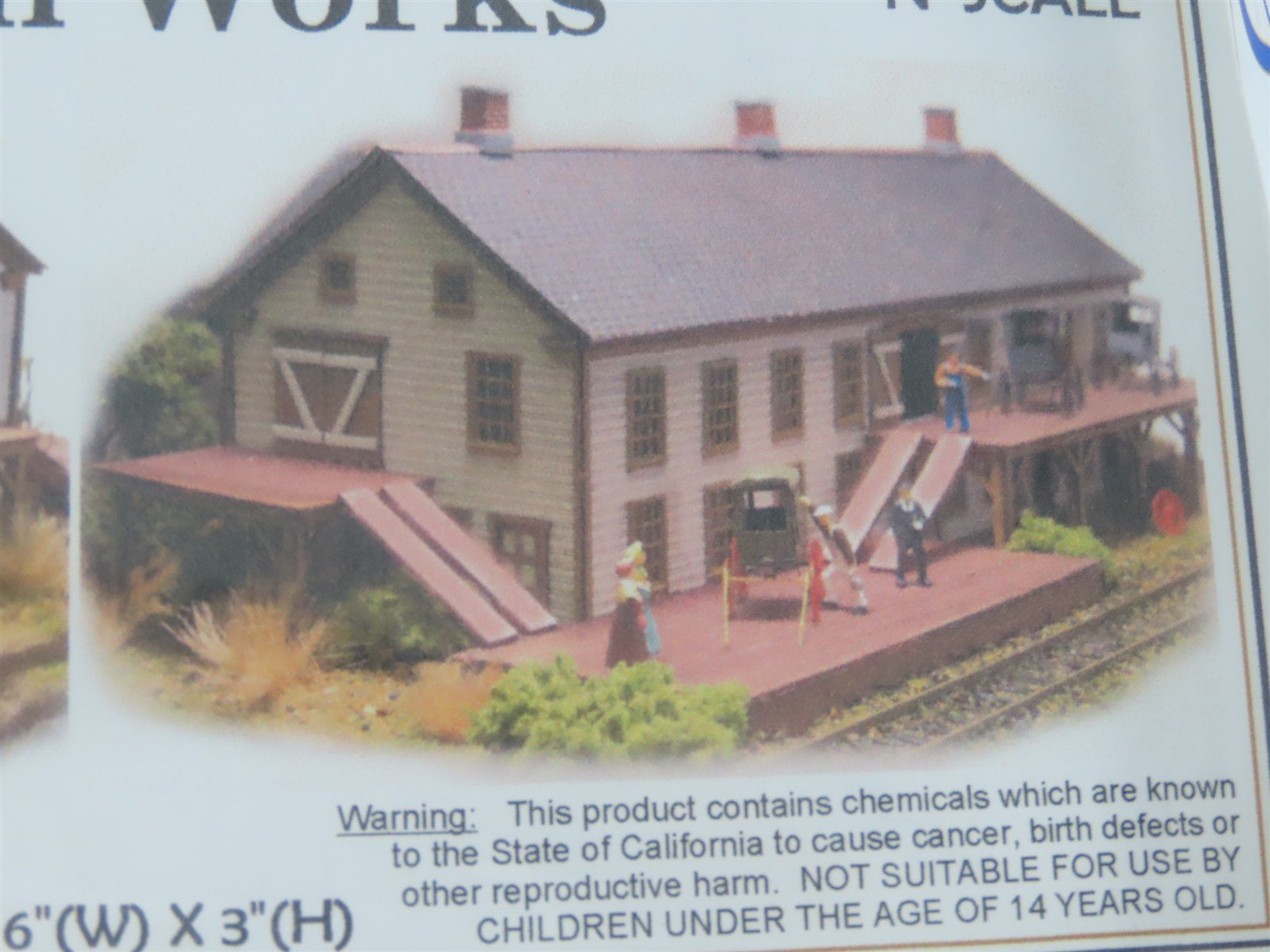 N Scale Architect Laser Kit #10017 Gruber Wagon Works Building