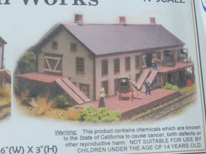 N Scale Architect Laser Kit #10017 Gruber Wagon Works Building