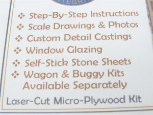 N Scale Architect Laser Kit #10017 Gruber Wagon Works Building