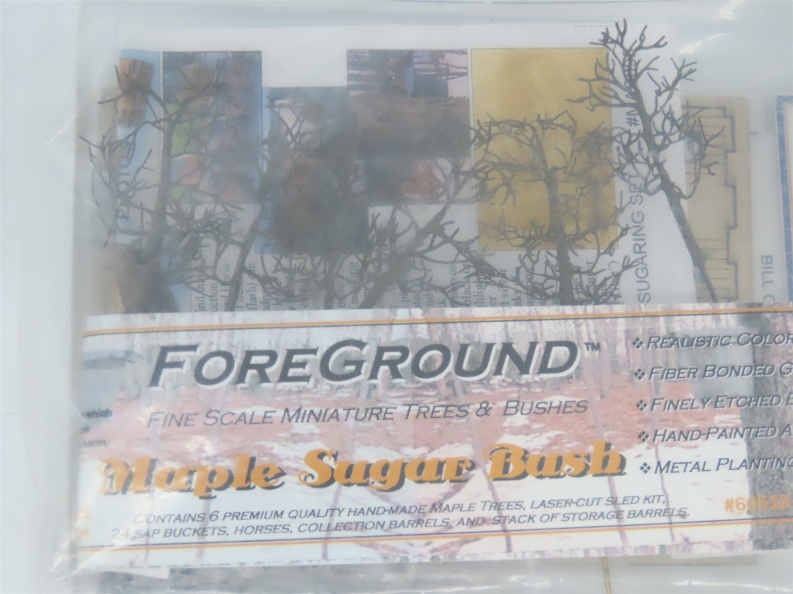 N Scale Architect Laser Kit 10021 Maple Sugar House & 60515 Maple Sugar Bush Set