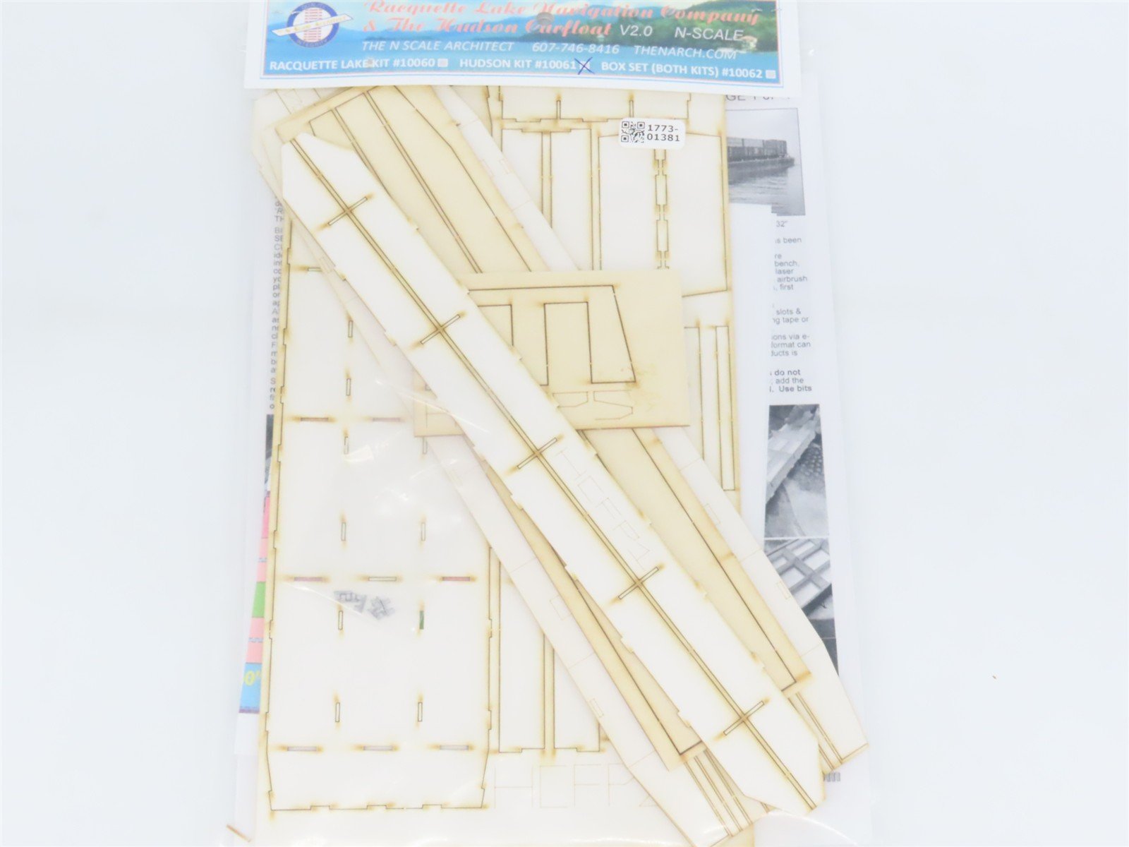 N Scale Architect Laser Kit #10061 The Hudson Carfloat v2.0