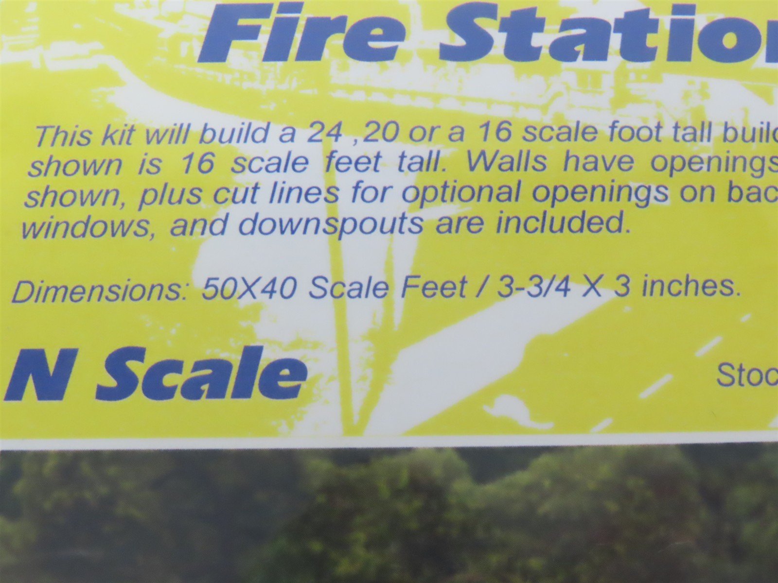 N 1/160 Scale Rix Pikestuff Kit #541-8009 Fire Station Building - SEALED
