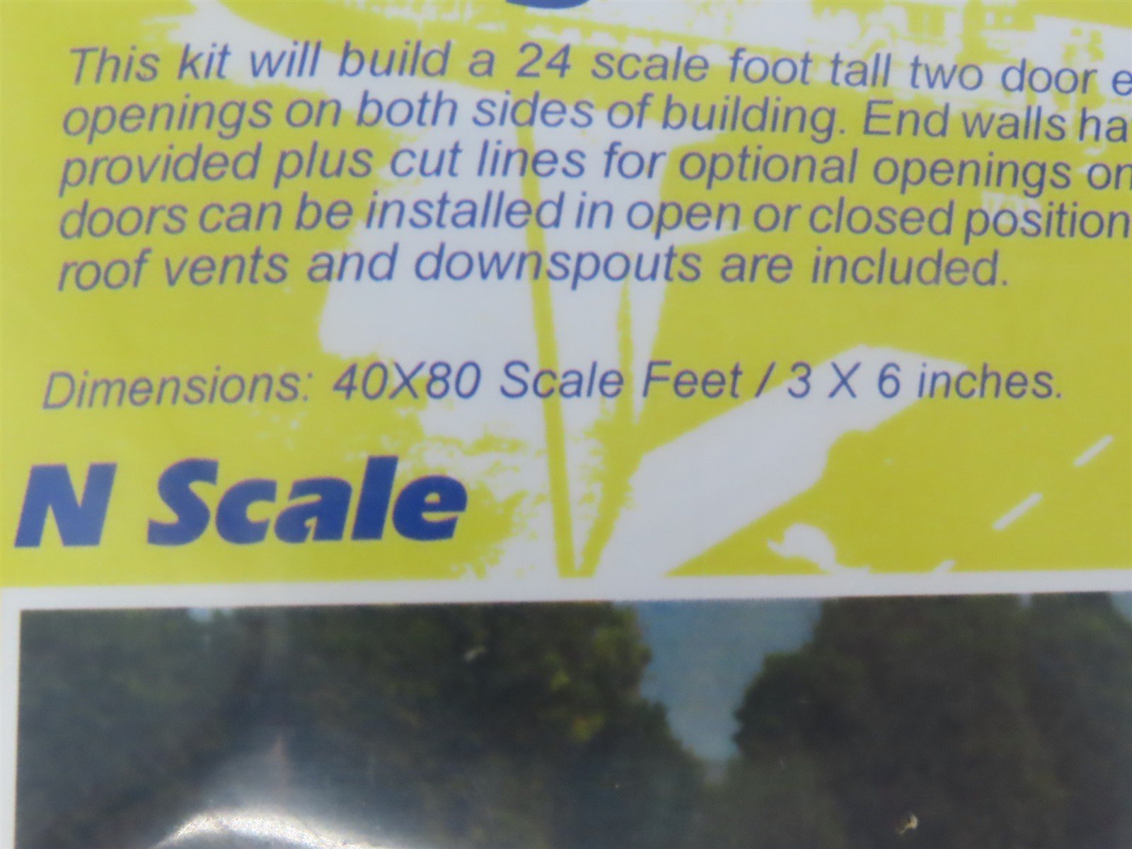 N 1/160 Scale Rix Pikestuff Kit #541-8007 Two Door Enginehouse Building - SEALED