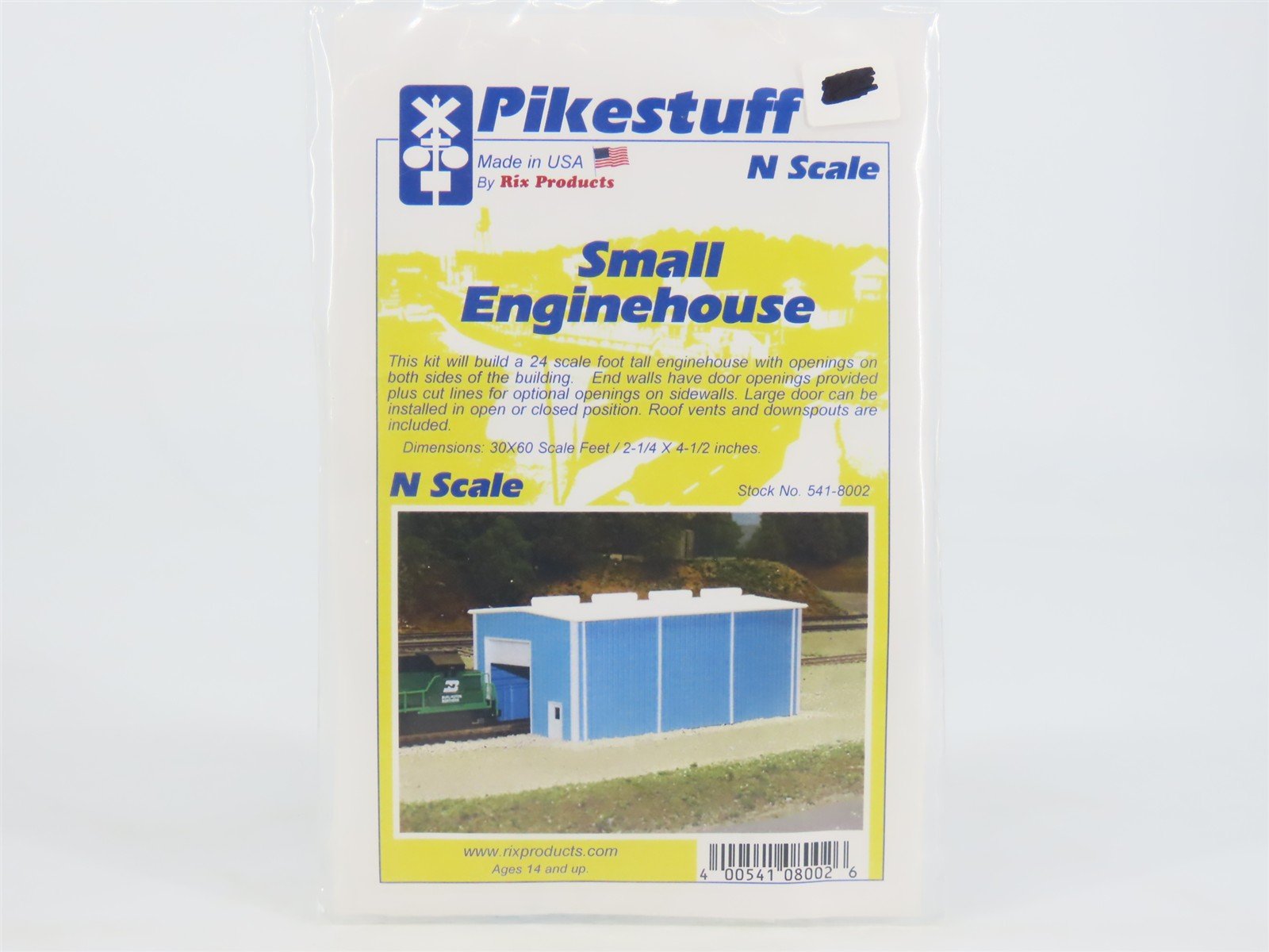 N 1/160 Scale Rix Pikestuff 541-8002 Small Enginehouse Building Kit