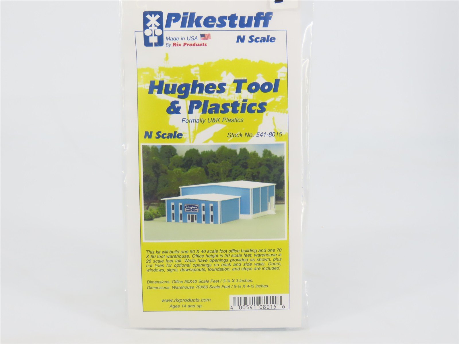 N 1/160 Scale Rix Pikestuff 541-8015 Hughes Tool & Plastics Building Kit