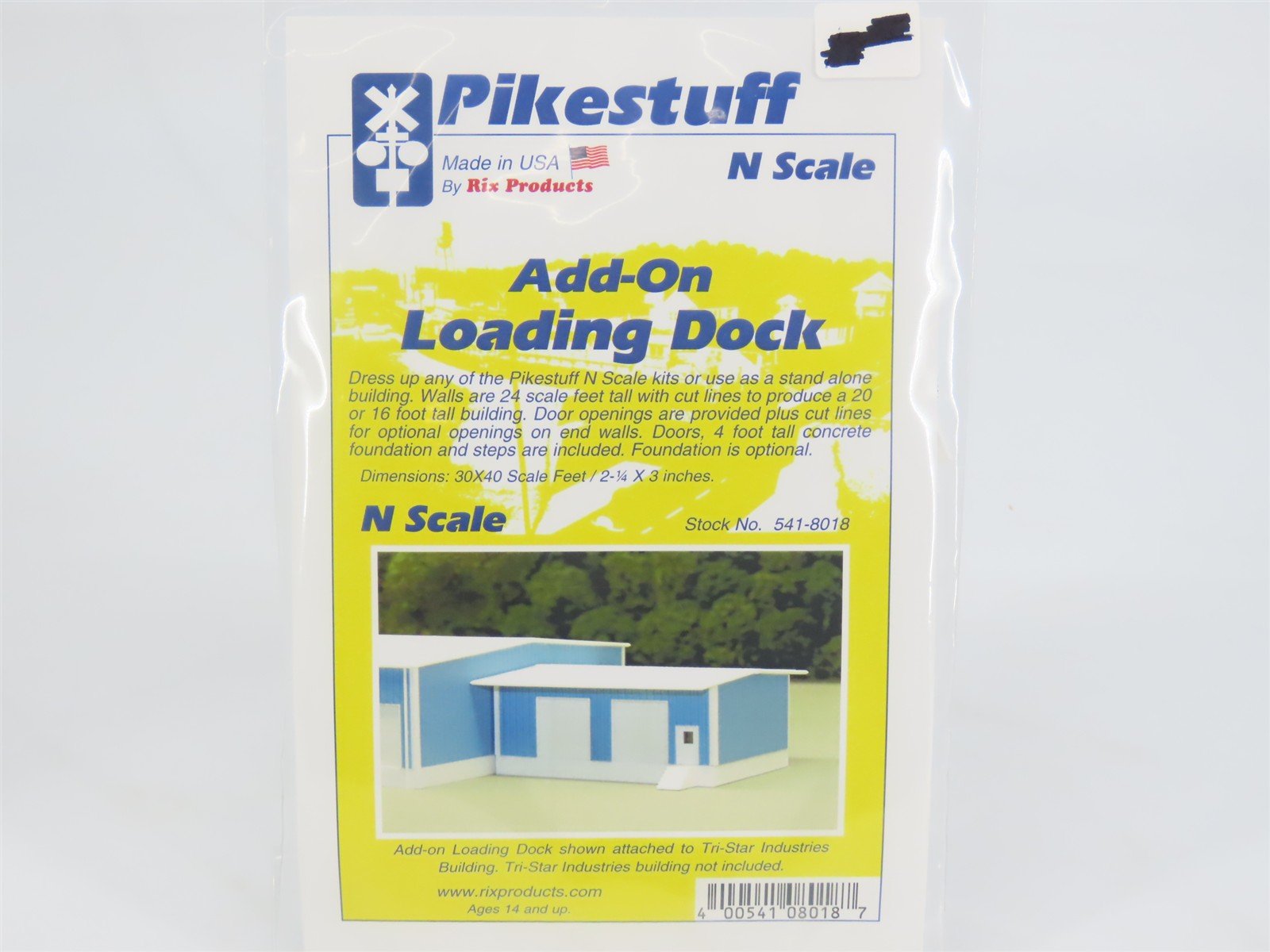 N 1/160 Scale Rix Pikestuff 541-8018 Add-On Loading Dock Building Kit