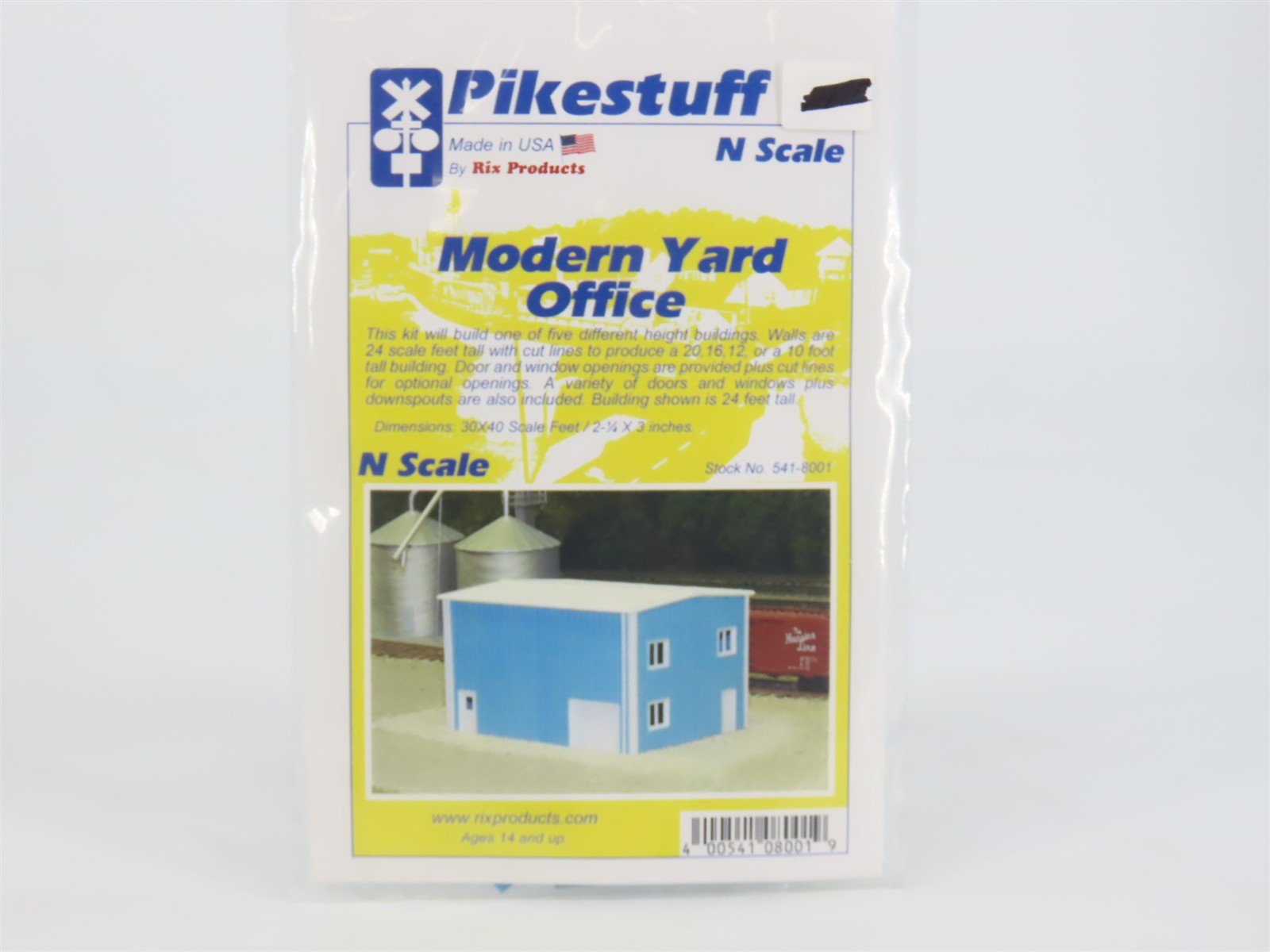 N 1/160 Scale Rix Pikestuff 541-8001 Modern Yard Office Building Kit