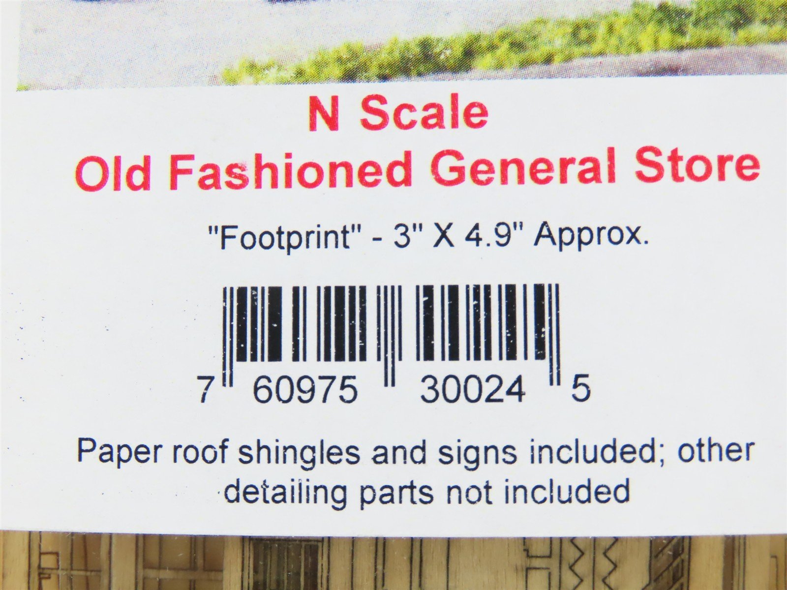 N 1/160 Scale Northeastern Models Old Fashioned General Store Building Kit