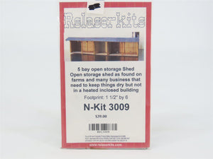 N 1/160 Scale Rslaserkits 3009 5 Bay Open Shed Building Kit