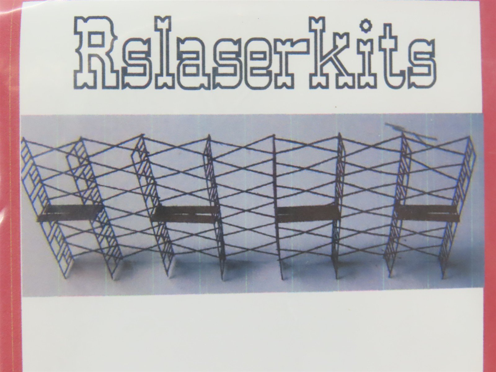N 1/160 Scale Rslaserkits 3513 Scaffolding Wood Kit