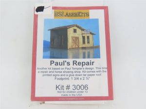 N 1/160 Scale Rslaserkits 3006 Paul's Repair Building Wood Kit