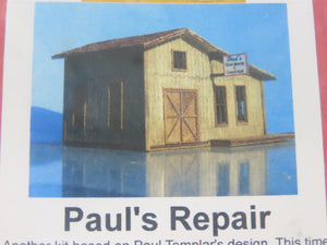 N 1/160 Scale Rslaserkits 3006 Paul's Repair Building Wood Kit