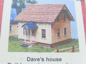 N 1/160 Scale Rslaserkit 3011 Dave's House Building Wood Kit