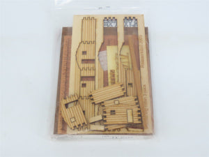 N 1/160 Scale Rslaserkits 3016-3 Small Log Cabin Building Kit 3-Pack