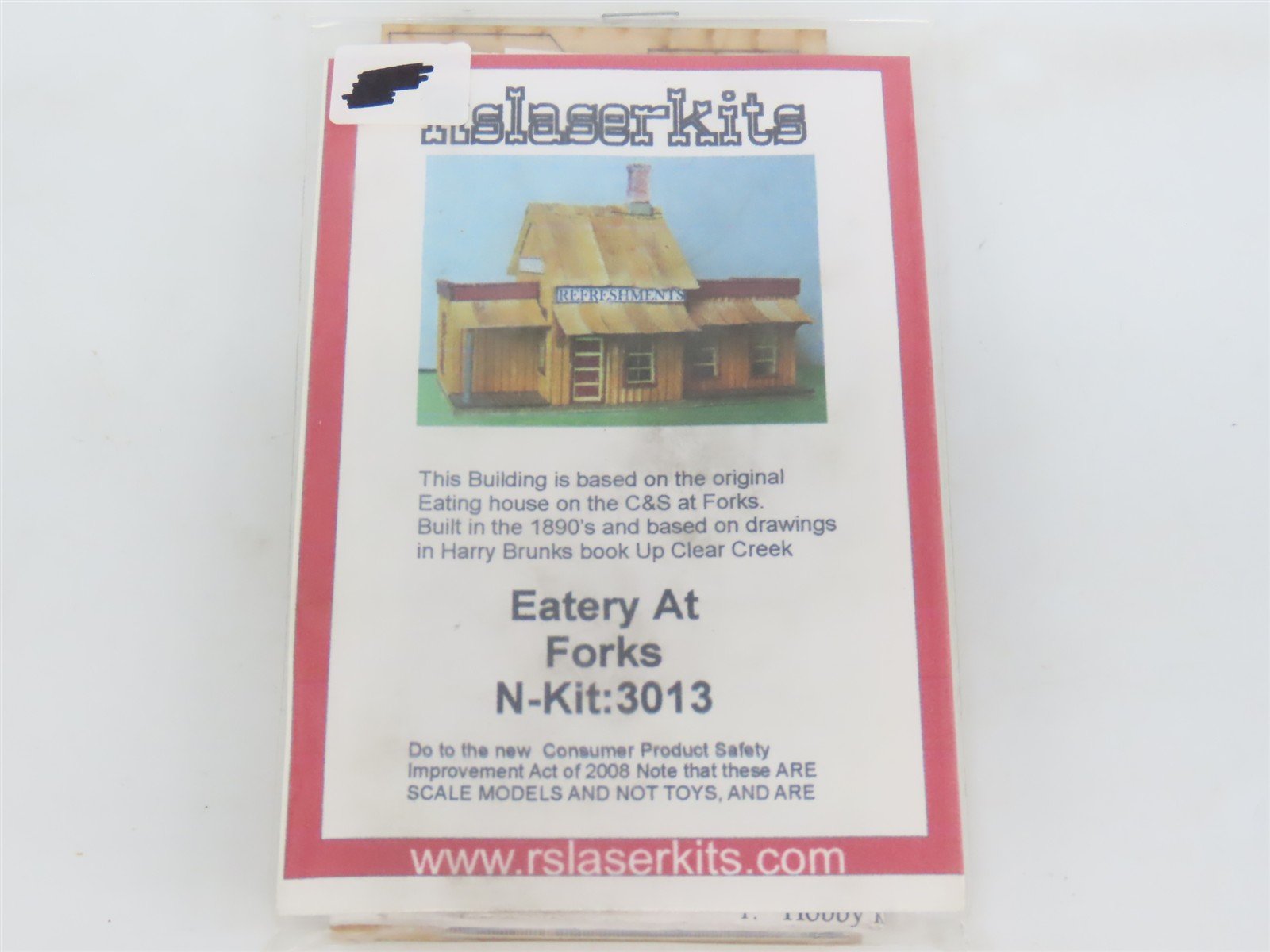 N 1/160 Scale Rslaserkits 3013 Eatery at Forks Building Kit