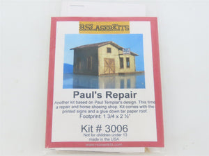 N 1/160 Scale Rslaserkits 3006 Paul's Repair Building Wood Kit