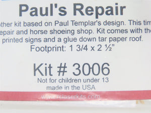 N 1/160 Scale Rslaserkits 3006 Paul's Repair Building Wood Kit