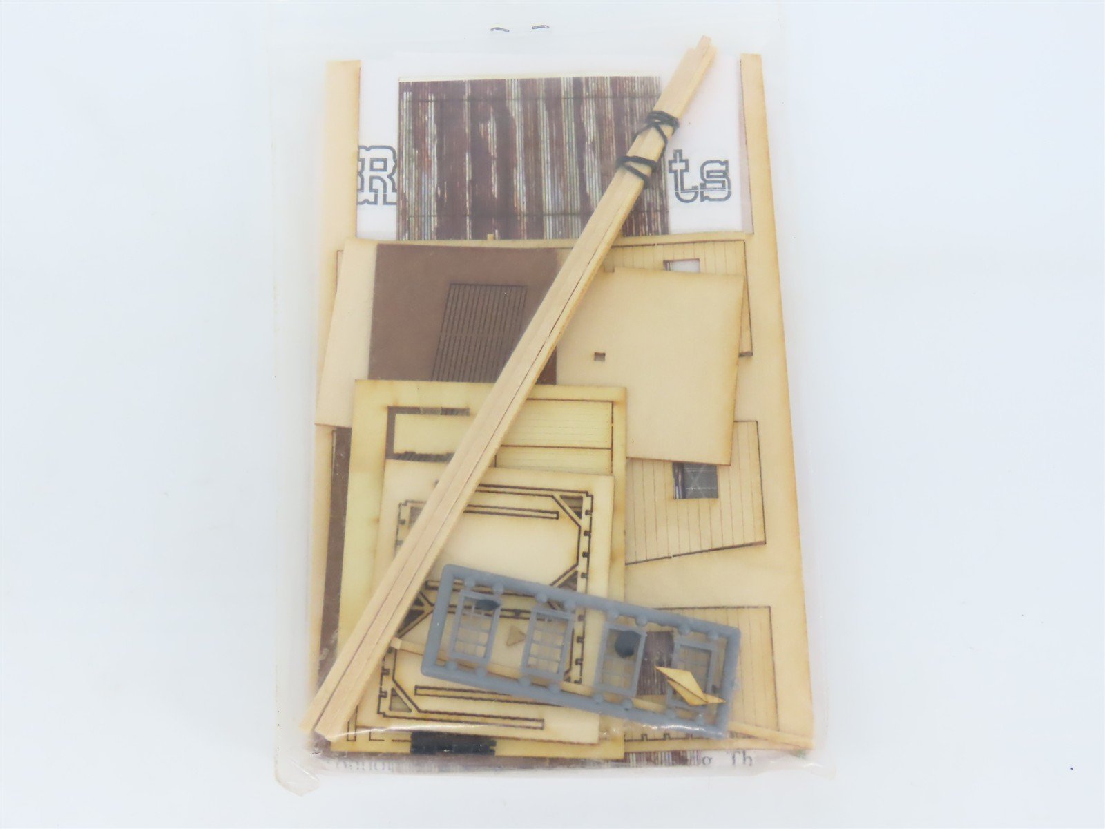 N 1/160 Scale Rslaserkits 3071 Storage/Handcar Shed Building Wood Kits