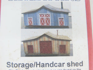 N 1/160 Scale Rslaserkits 3071 Storage/Handcar Shed Building Wood Kits