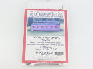 N 1/160 Scale Rslaserkits 3021 Logging Camp Dinning Shack Building Wood Kit