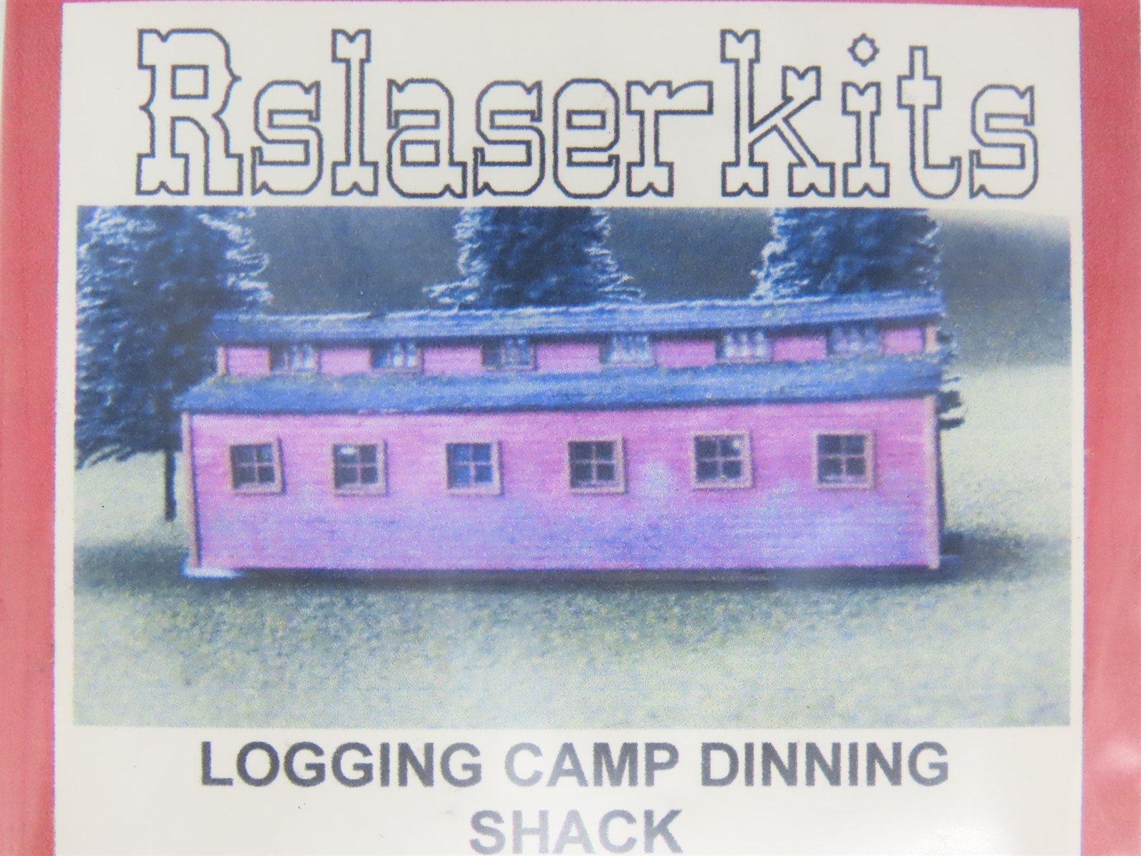 N 1/160 Scale Rslaserkits 3021 Logging Camp Dinning Shack Building Wood Kit