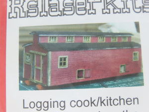 N 1/160 Scale Rslaserkits 3025 Logging Cook/Kitchen Shack Building Wood Kit