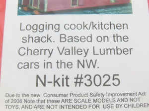 N 1/160 Scale Rslaserkits 3025 Logging Cook/Kitchen Shack Building Wood Kit