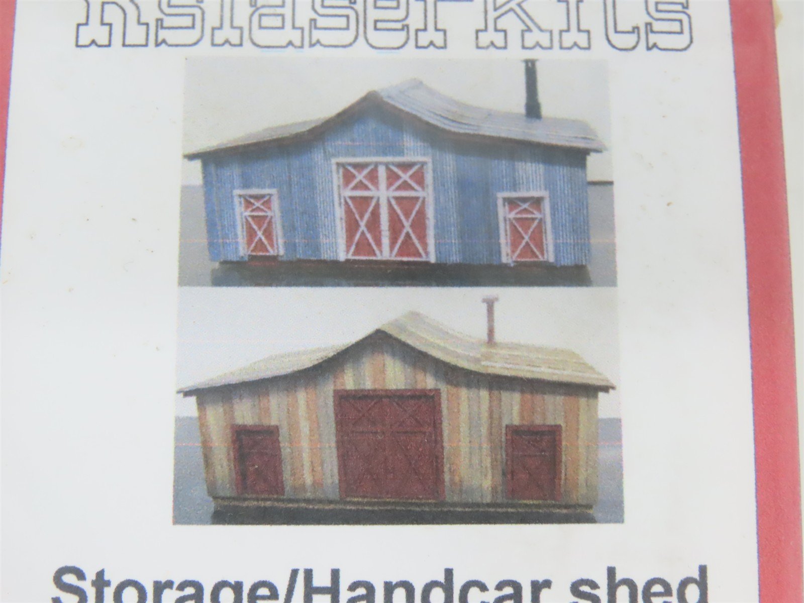 N 1/160 Scale Rslaserkits 3071 Storage/Handcar Shed Building Wood Kits