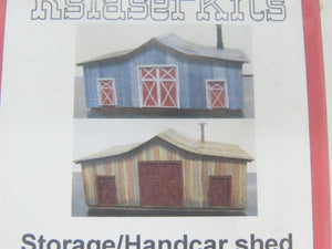 N 1/160 Scale Rslaserkits 3071 Storage/Handcar Shed Building Wood Kits