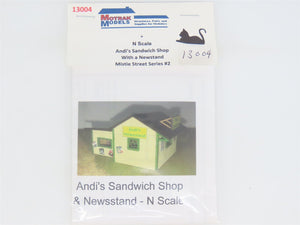 N 1/160 Scale Motrak Models 13004 Andi's Sandwich Shop Building Wood Kit