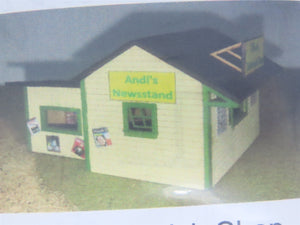 N 1/160 Scale Motrak Models 13004 Andi's Sandwich Shop Building Wood Kit