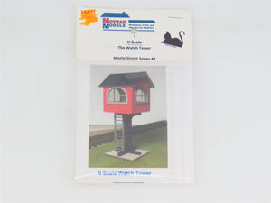 N 1/160 Scale Motrak Models 13401 Mistie St Watch Tower Building Wood Kit