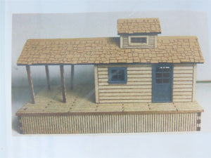 N 1/160 Scale Motrak Models 13301 Adamsville Depot Building Wood Kit